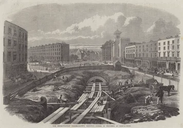 La Metropolitana (sotterranea), lavori in corso a King
